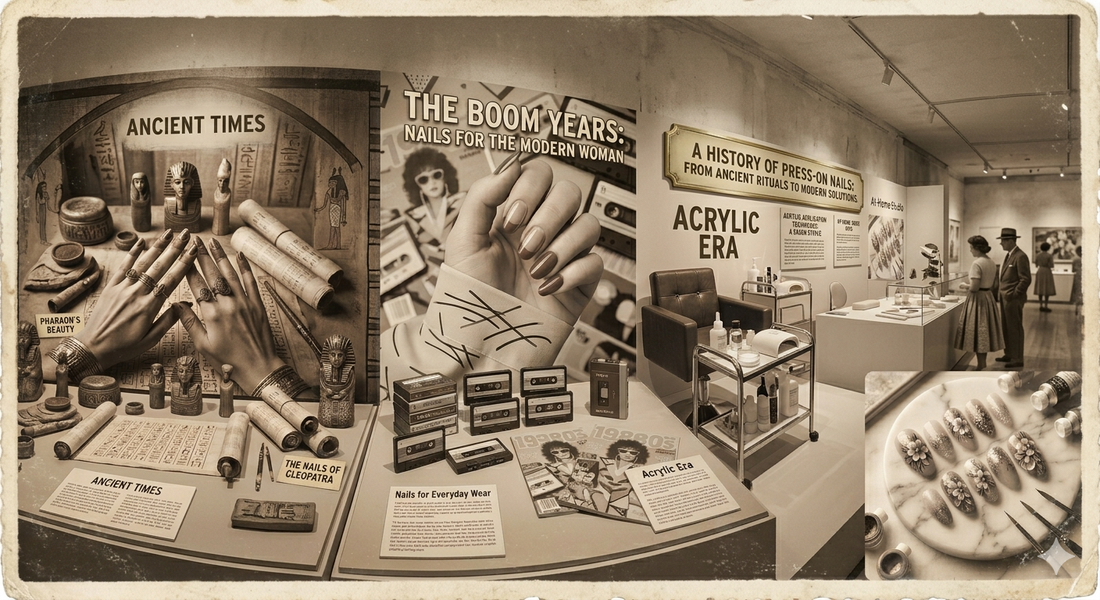 Nailique | The History of Press On Nails: From Fake Nails to Handmade Soft Gel Press-Ons